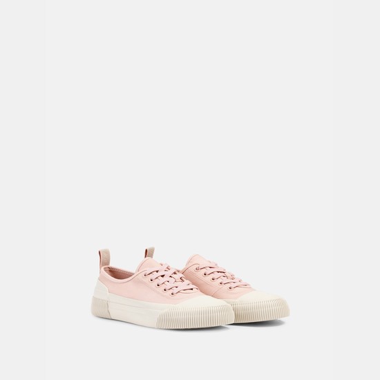 Aigle The Eco-friendly Canvas And Rubber Sneakers Women Pink/Beige ZA-86079